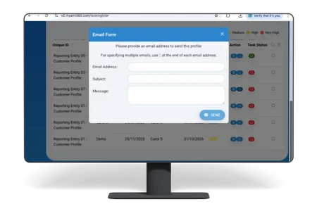 AML management reporting